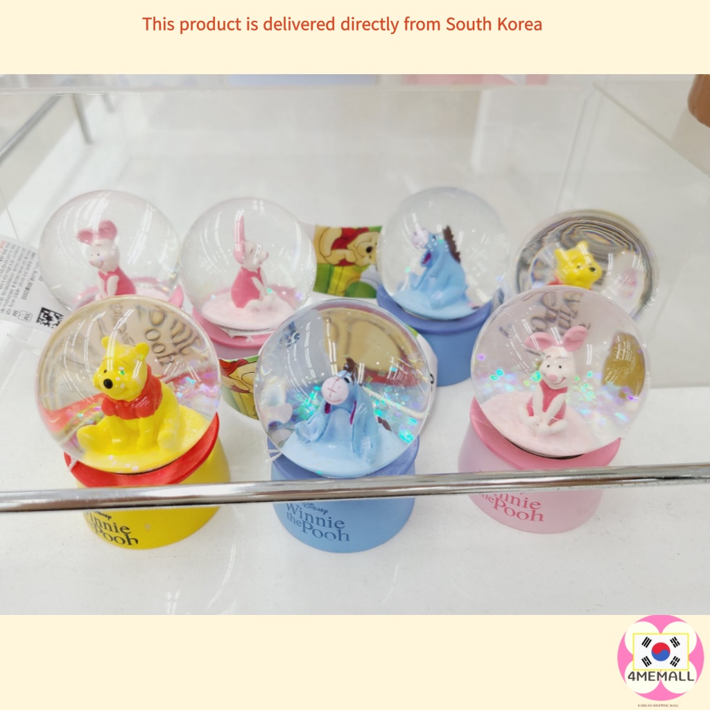Quả cầu pha lê nhỏ để bàn trang trí hình nhân vật Disney Winnie the Pooh dễ thương làm quà tặng sinh nhật