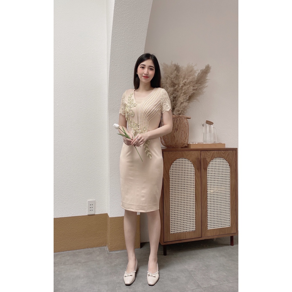 váy - đầm trung niên thiết kế dự tiệc sang trọng