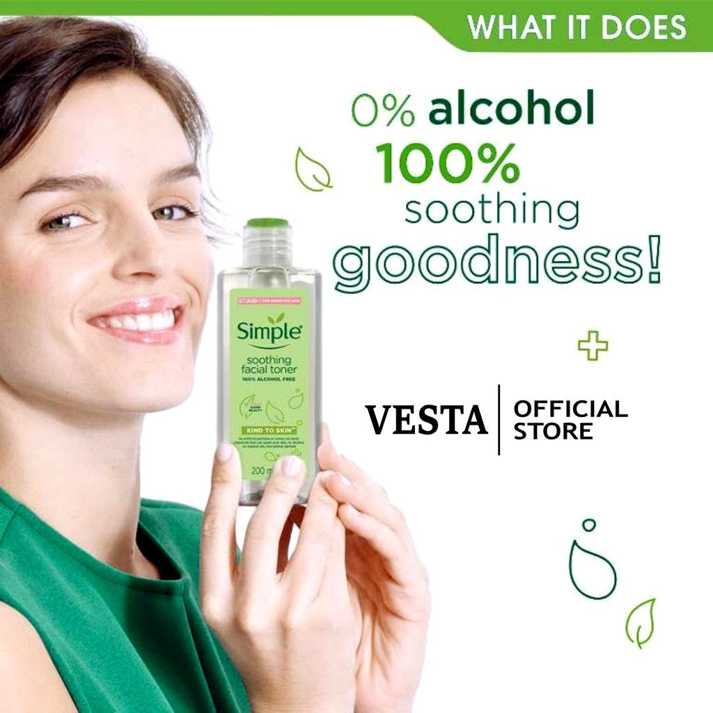 Toner Simple Nước Hoa Hồng Skincare Cân Bằng Cấp Ẩm Dưỡng Da 200ml | BigBuy360 - bigbuy360.vn