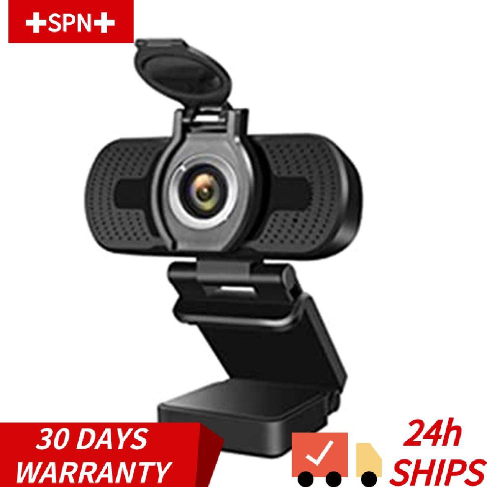 Webcam 1080p Cổng Usb Có Vỏ Bọc Ống Kính Cho Máy Tính
