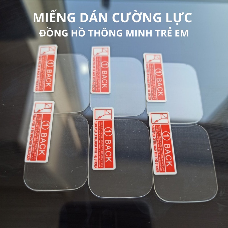 CHÍNH HÃNG WONLEX Miếng Dán Cường Lực 9H Đồng Hồ Thông Minh Định Vị Trẻ Em