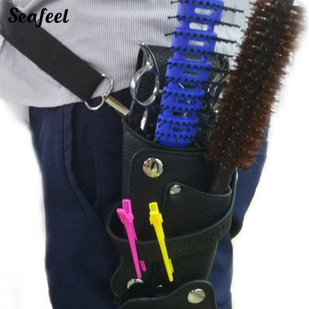 [Hàng mới về] Túi giả da đựng dụng cụ cắt tóc chuyên dùng cho salon