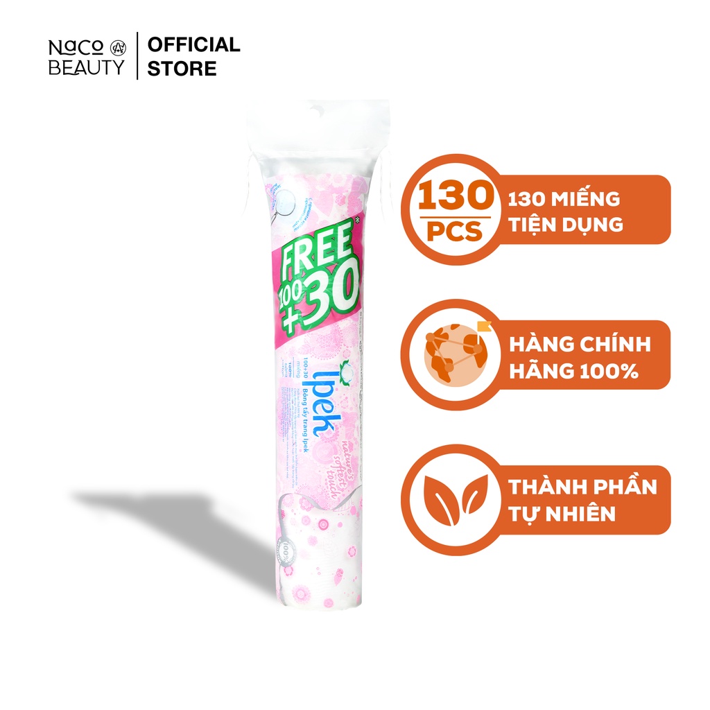 Bông Tẩy Trang Ipek Klasik Cotton Pads (80 miếng - 130 miếng)