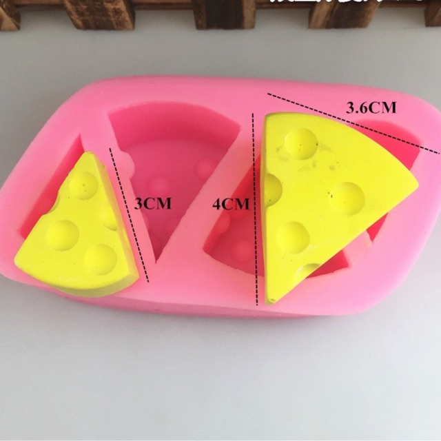 Khuôn silicon 4 miếng phomai
