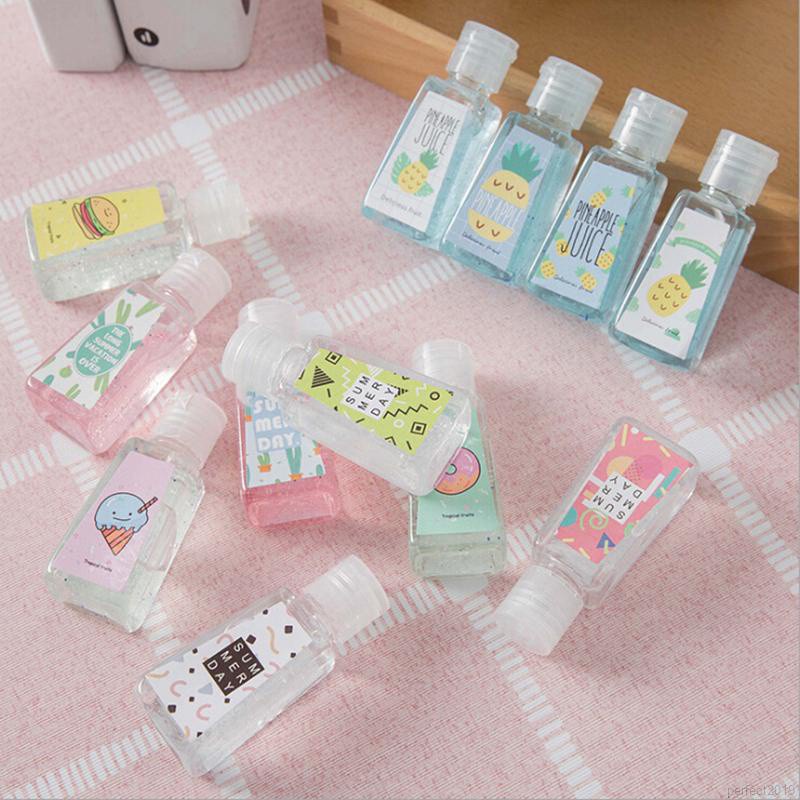Gel Rửa Tay Khử Trùng Dùng Một Lần Dung Tích 30ml Không Rò Rỉ Màu Sắc Ngẫu Nhiên