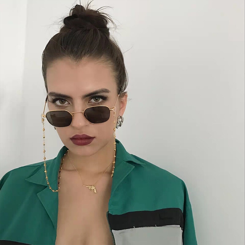 Kính Mát Phân Cực Gọng Vuông Bằng Kim Loại Phong Cách Cổ Điển Dành Cho Nam Nữ