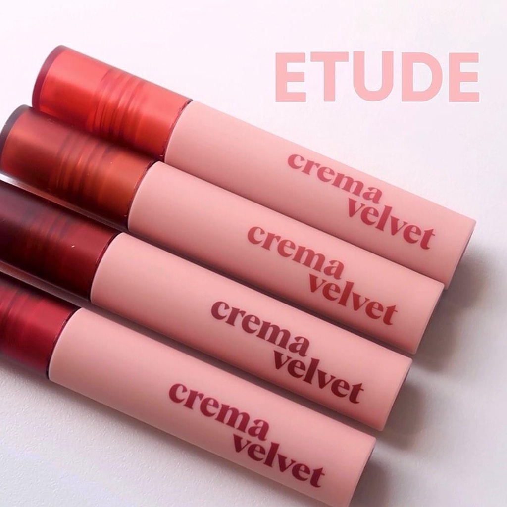 [HOT NEW 2021] Son Kem Lì, Mịn Mượt Như Nhung Etude Crema Velvet Tint | WebRaoVat - webraovat.net.vn