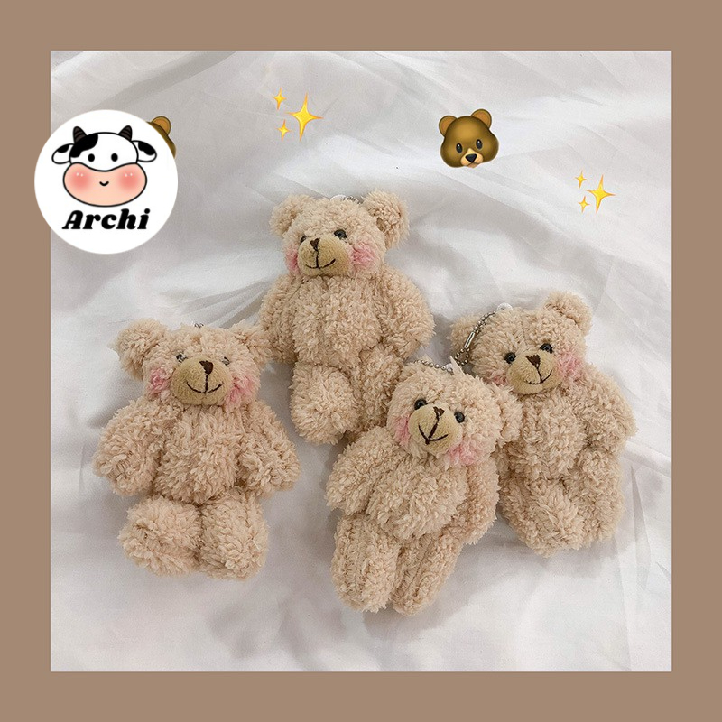 Móc khóa gấu bông treo balo