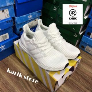 ( Ảnh thật + KARIK chụp Ạ ) GIẦY SNEAKER U_Boost trắng ( nam nữ )