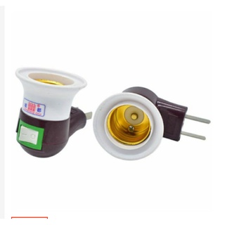 Đui bóng đèn có công tắc e27