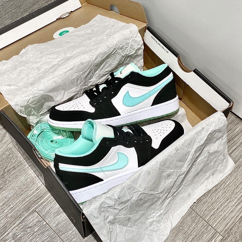 giày Air Jordan 1 low Island Green xanh ngọc | Hàng cao cấp