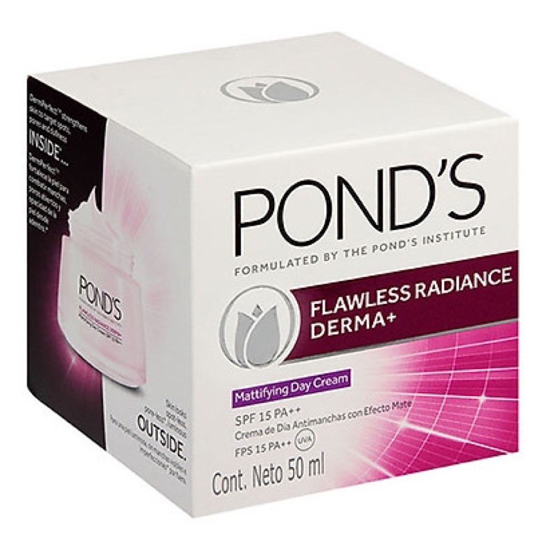 Kem Dưỡng Trắng Da Cao Cấp Ngày & Đêm Pond's Flawless Radiance Derma+ (50g/hũ)