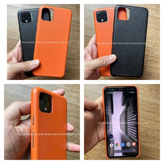 Ốp lưng da chống bám vân tay Google Pixel 5/ Pixel 4 XL / Pixel 4 / Pixel 4a lịch sự, cao cấp