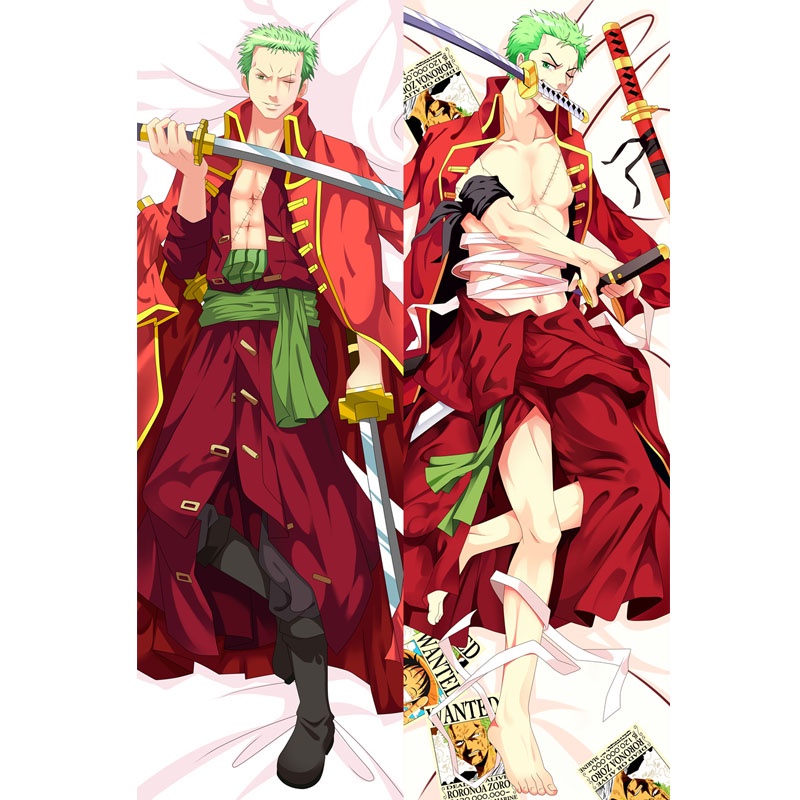 Khỉ Trong Phim Hoạt Hình ONE PIECE Kích Thước 60x180cm Chất Lượng Cao Vỏ Gối Ôm In Hình Nhân Vật Luffy Phim One Piece Đáng Yêu