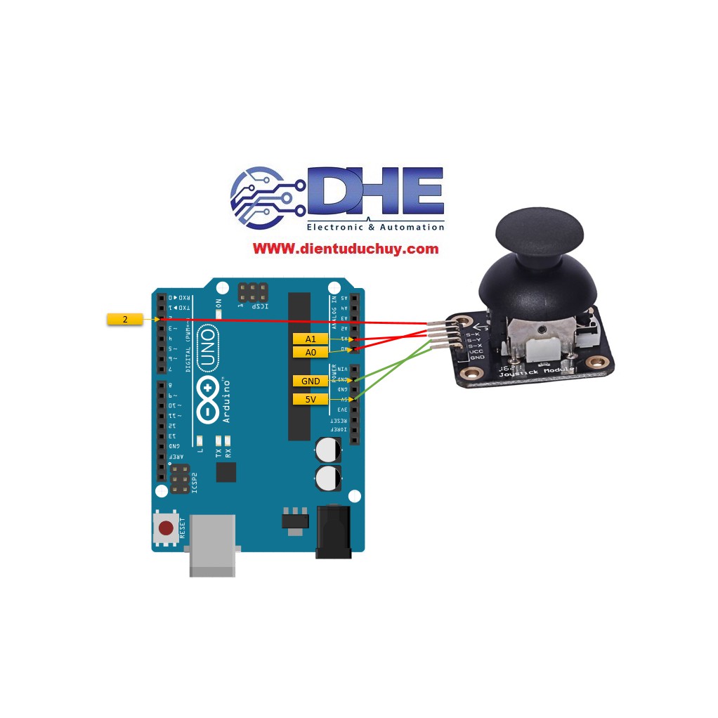 MẠCH CẢM BIẾN JOYSTICK PS2 CHO ARDUINO