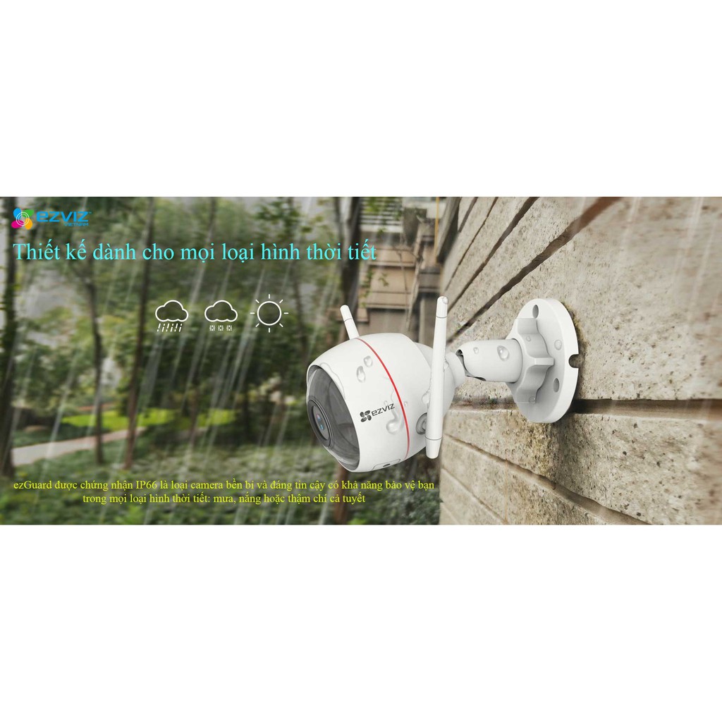 [NPP CHÍNH HÃNG] Camera  Không dây Ip Wifi Ezviz C3W Điều Khiển Bằng Giọng Nói, Điện Thoại, Chuyển Đổi Nhiệt Độ Màu Sắc | BigBuy360 - bigbuy360.vn