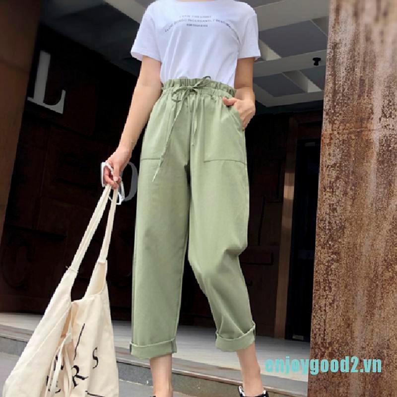 quần ống rộng Lưng Thun Thời Trang Cho Nữ | BigBuy360 - bigbuy360.vn