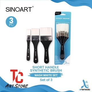Bộ 3 cây cọ bản sinoart - vẽ màu dầu, acrylic