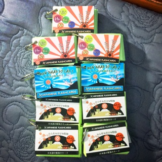 Trọn bộ thẻ học tiếng Nhật Japanese Flashcard trình độ sơ cấp N4 N5 - 9 Flashcards (Kanji, ngữ pháp, từ vựng)