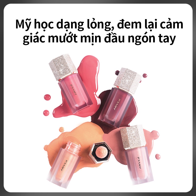 PRAMY phấn má hồng dạng nước bầu trời kim cương 6ml