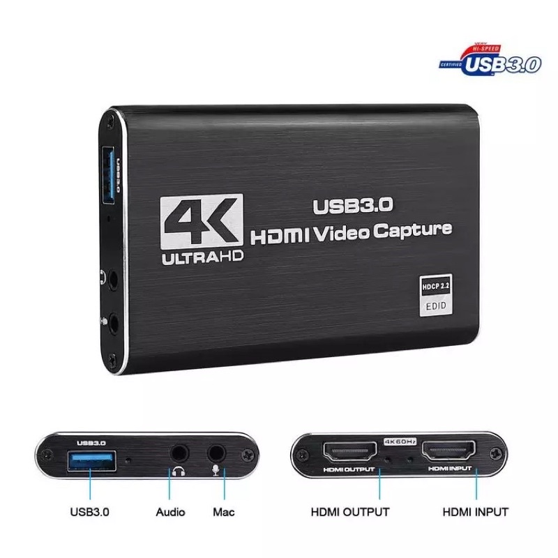 CaptureCard 4K CaptureBox Live Stream Hd Games Capture