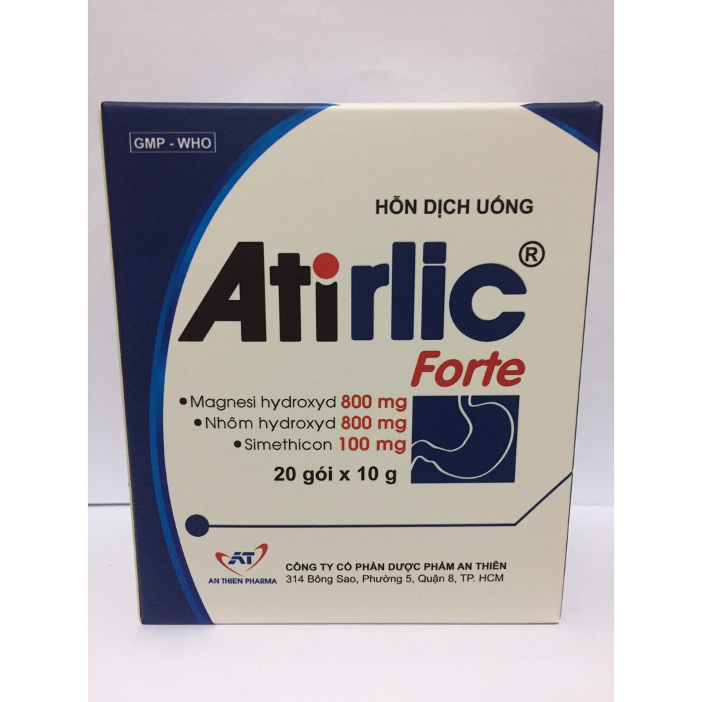 Gói uống Artirlic Forte hỗ trợ đường tiêu hóa