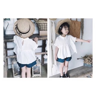 Set quần áo babydoll cho bé từ 2-8 tuổi