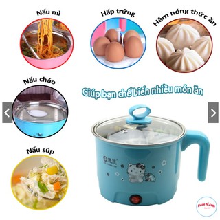 Ca nấu mì, lẩu 1 người, luộc trứng mini tiện lợi chính hãng có bảo hành