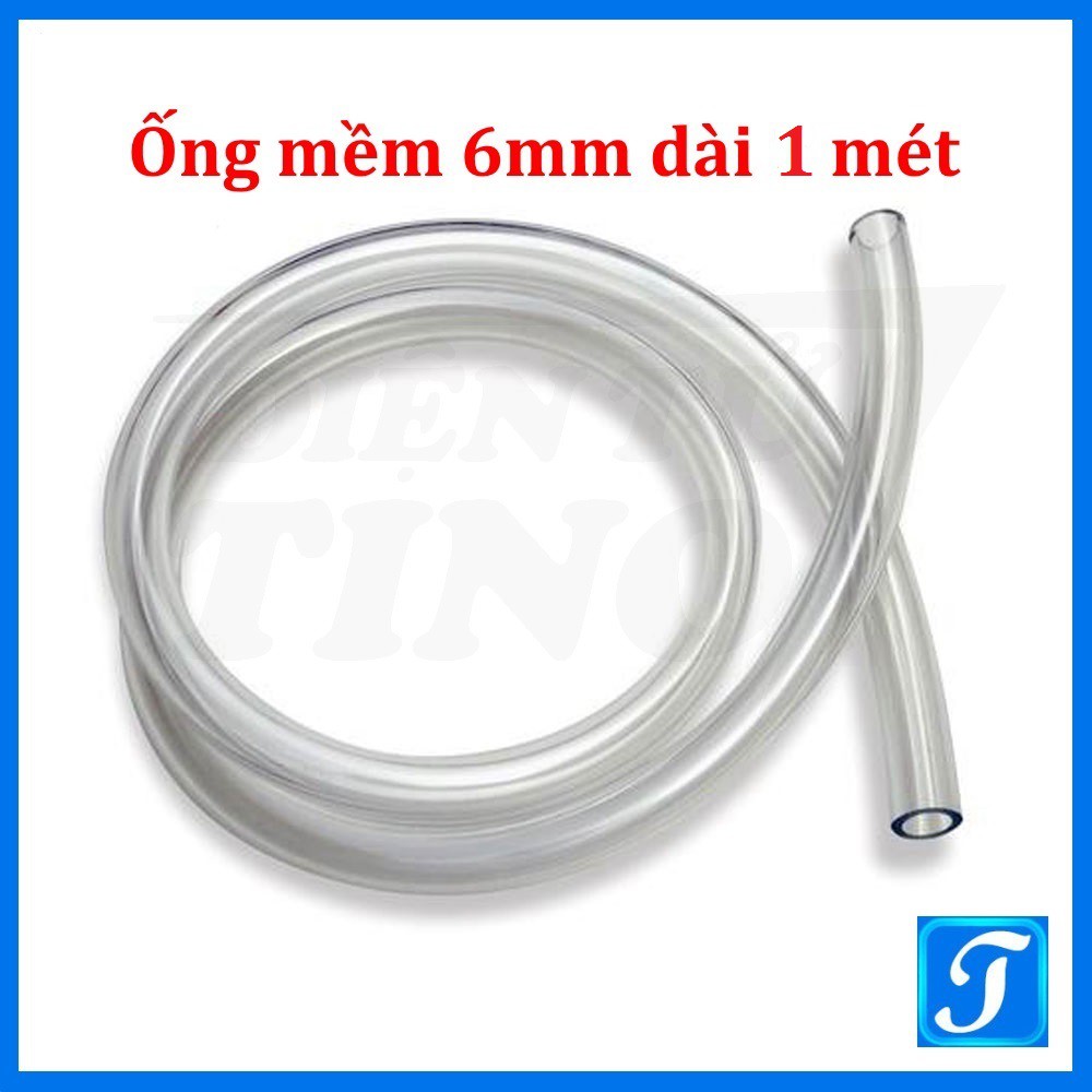 Ống nhựa mềm 6mm trong suốt Ống nước cho bơm mini