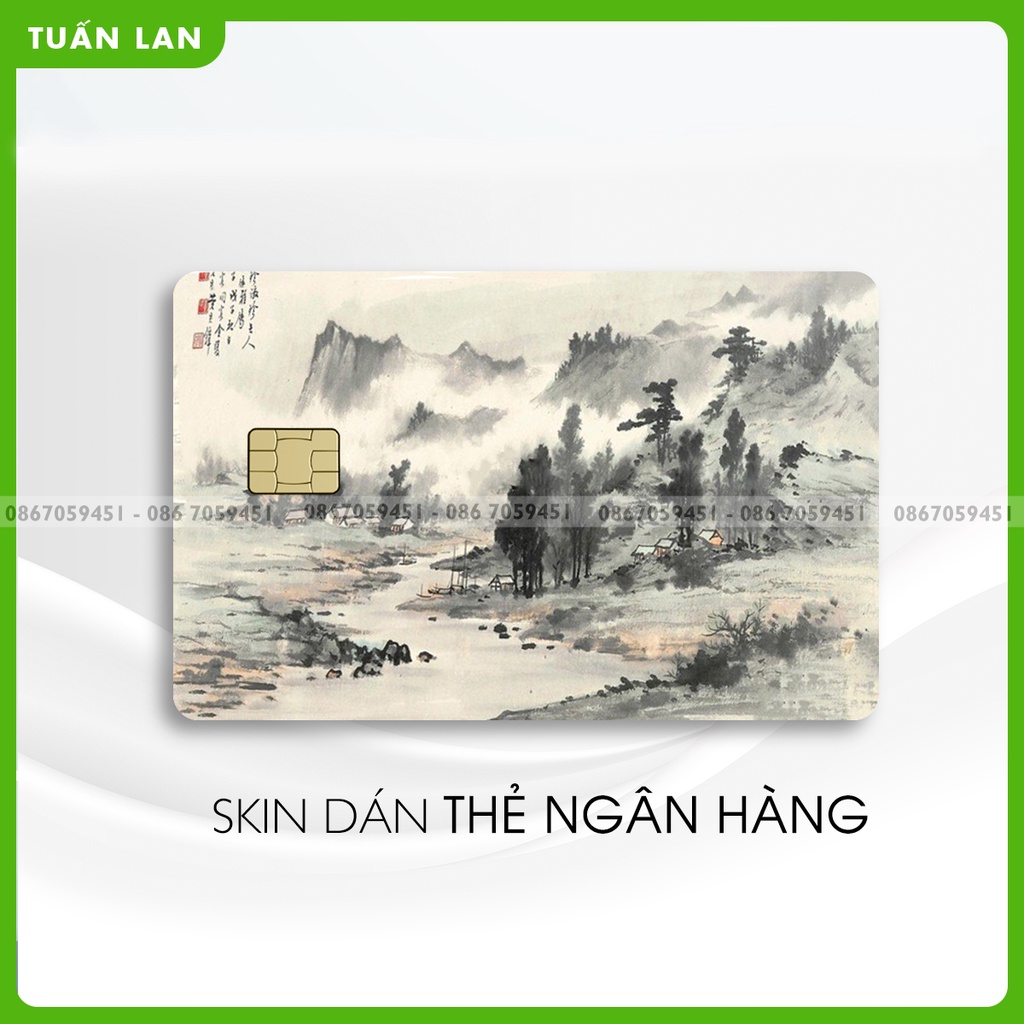 Miếng dán Decal thẻ ATM, thẻ chung cư, thẻ thang máy, thẻ gửi xe, Thẻ Ngân Hàng In Hình Thiên Nhiên Bộ 1 (mã) mtnb1