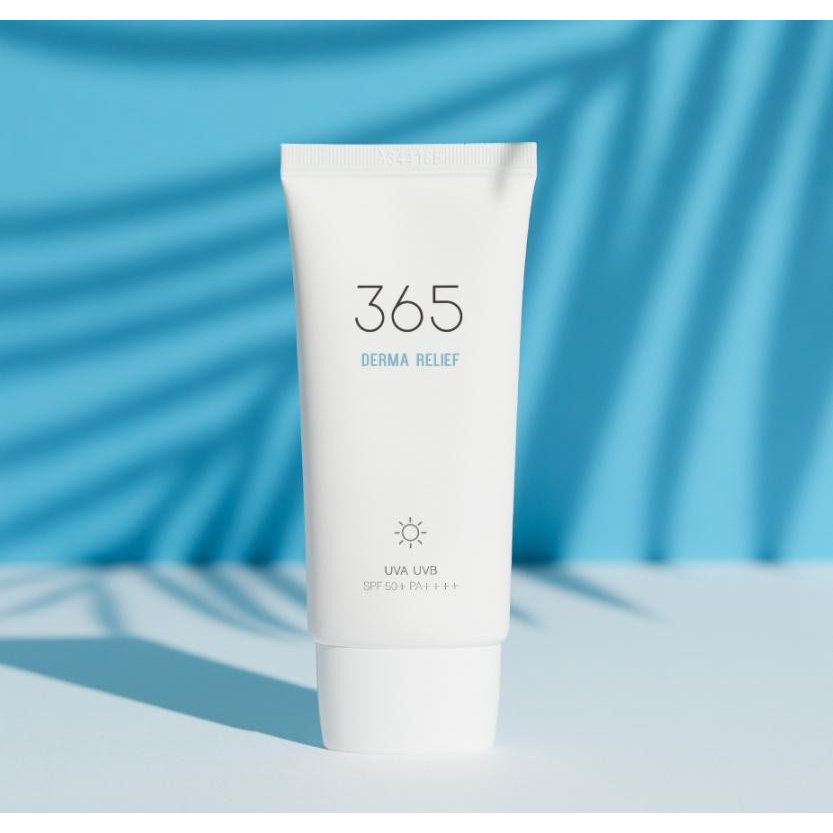 ROUND LAB 365 Derma Relief Sun Cream 50ml Moisture Soothes Skin Sebum