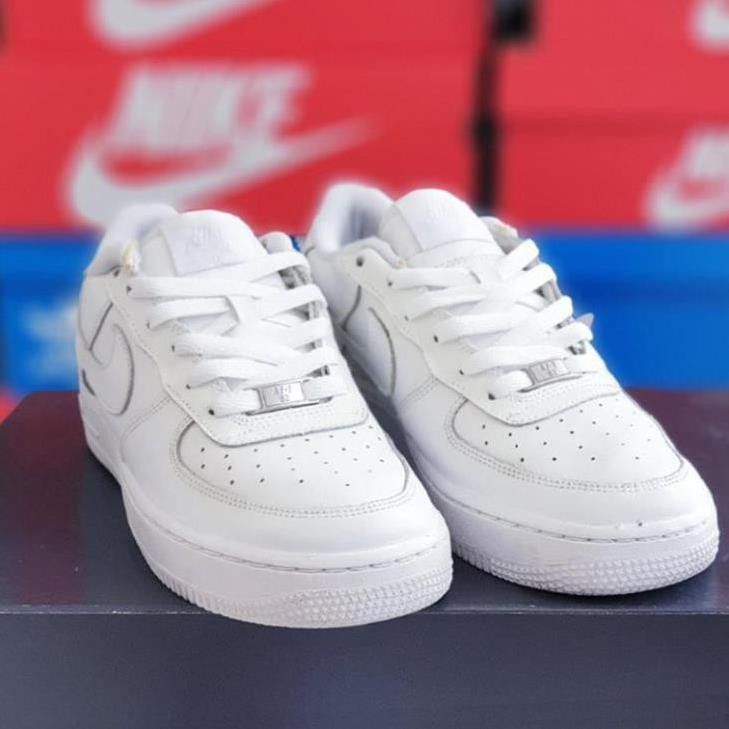 [Hàng Auth] Giày thể thao Nike Air Force I low trắng, size từ 35 - 46 real (đã sử dụng) . : : ♡ . ^ - Zx1
