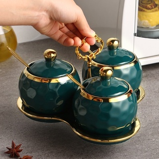 (Hàng Có Sẵn)Hũ Đựng Gia Vị Gốm Sứ Hàng Cao Cấp Remini Homes