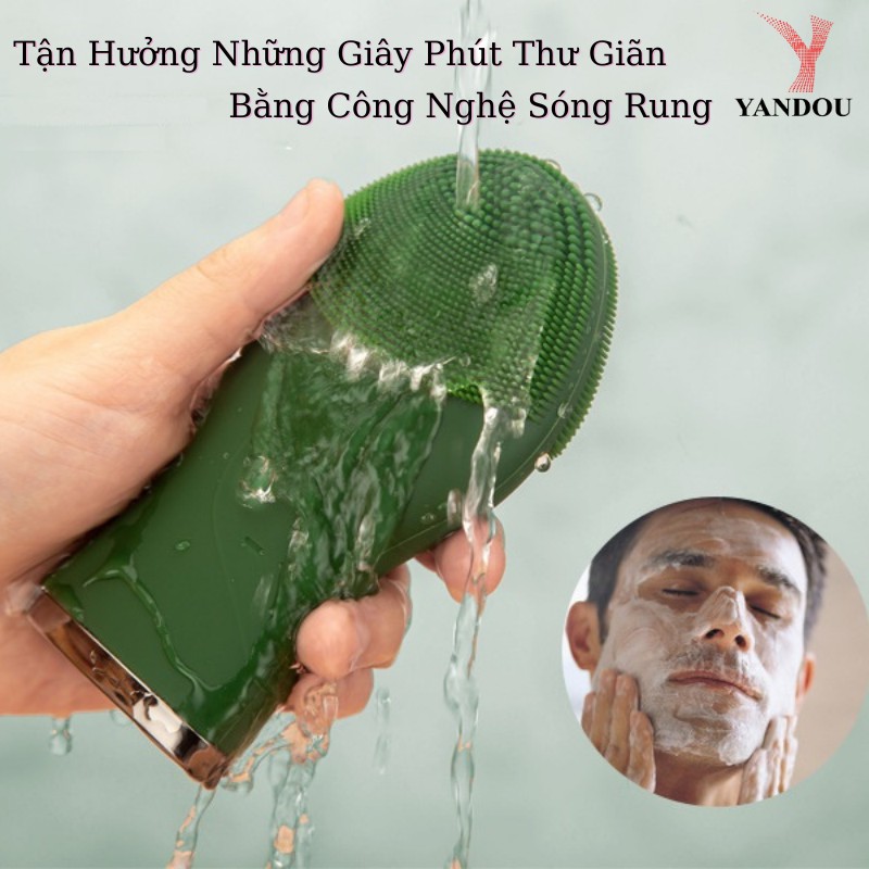 Máy rửa mặt Yandou TL703 cho Nam chống thấm nước (Pin sạc lại)