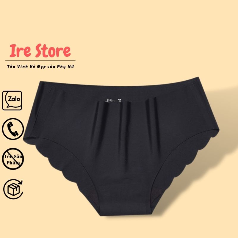 Quần Lót Nữ Mền Mịn Thoáng Mát, Quần Su Không Đường Mai Lượng Sóng - 1028