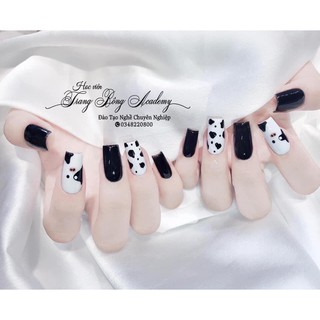 sơn gel đen trắng bán lẻ