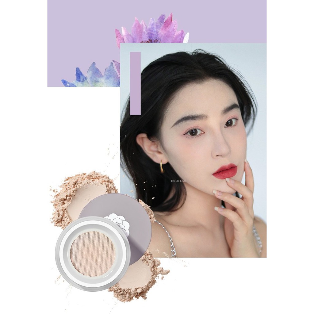 Phấn phủ kiềm dầu HOLDLIVE LightWeight  Makeup Power - Bộ Sưu Tập Hoa Trà Độc Đáo