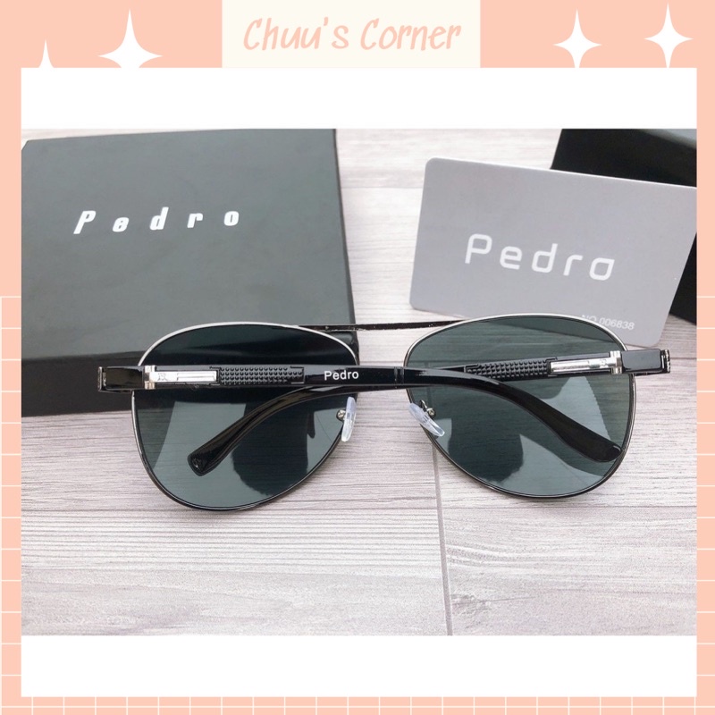[Fullbox] Mắt kính mát nam nữ thời trang pedro, làm quà tặng siêu sang