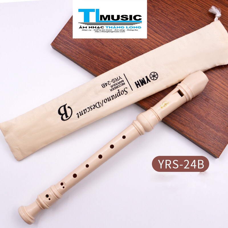 Sáo Recorder Soprano Yamaha YRS-24B(ảnh thật chụp tại shop)