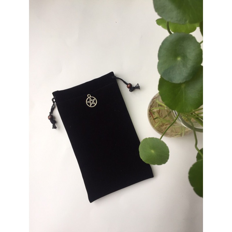 Túi vải nhung handmade đựng bài Tarot, trang sức, điện thoại