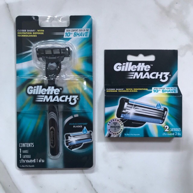 Bàn cạo râu Gillette Mach 3 (2 lưỡi)