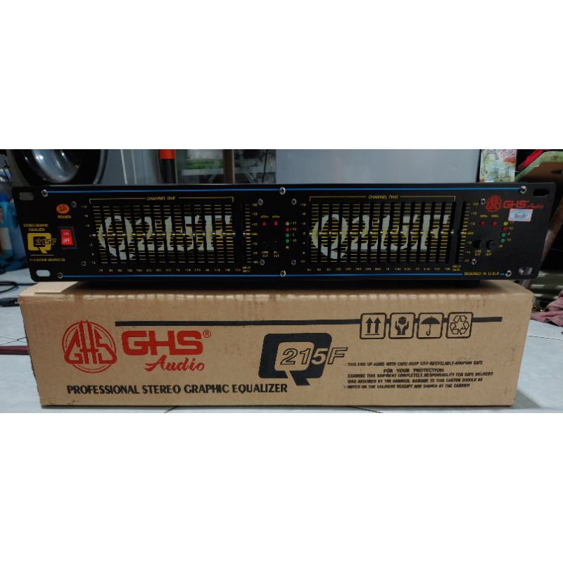 Lọc xì Equalizer GHS Q215F 2 kênh 15 band tần chính hãng giá rẻ