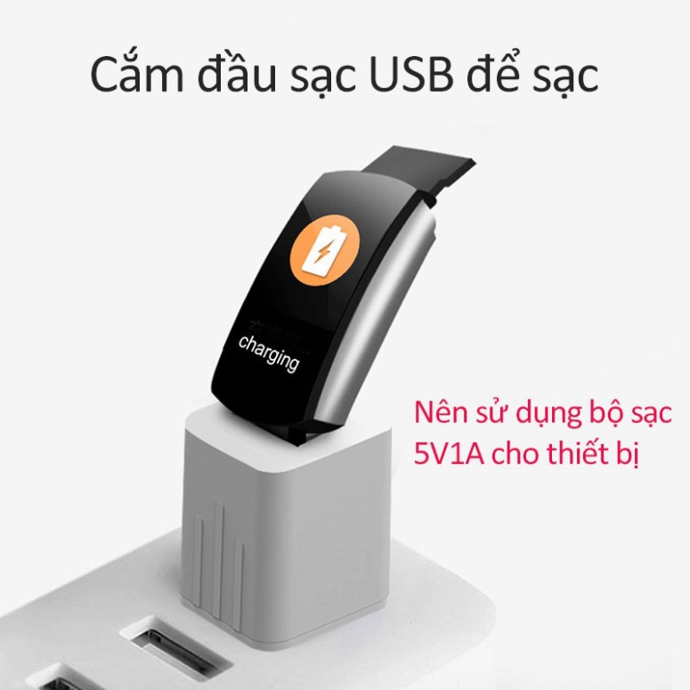 Vòng đeo tay sức khỏe thông minh đồng hồ thông minh chống nước thể thao nam nữ đều có thể dùng hãng Tinh-elec - SIÊU HOT