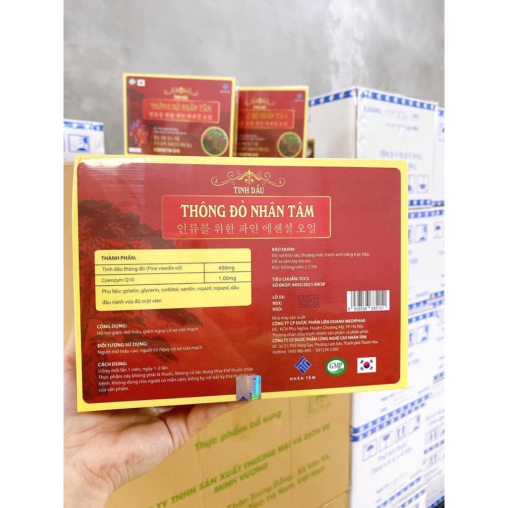 TINH DẦU THÔNG ĐỎ NHÂN TÂM