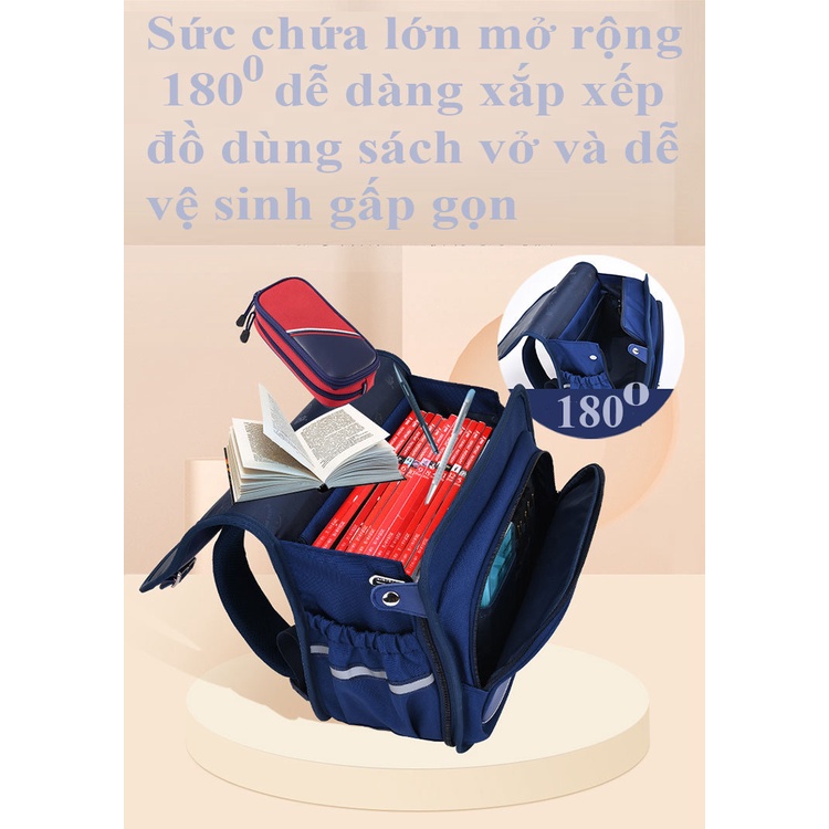[Dòng cao cấp] Cặp ngang cho bé tiểu học đi học từ lớp 2- lớp 7, Balo Học Sinh Cấp 1, Cặp đi học cho bé trai và bé gái