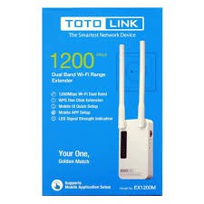 Bộ kích sóng Wi-Fi Totolink Băng Tần Kép EX1200 và Totolink EX200 Chính Hãng