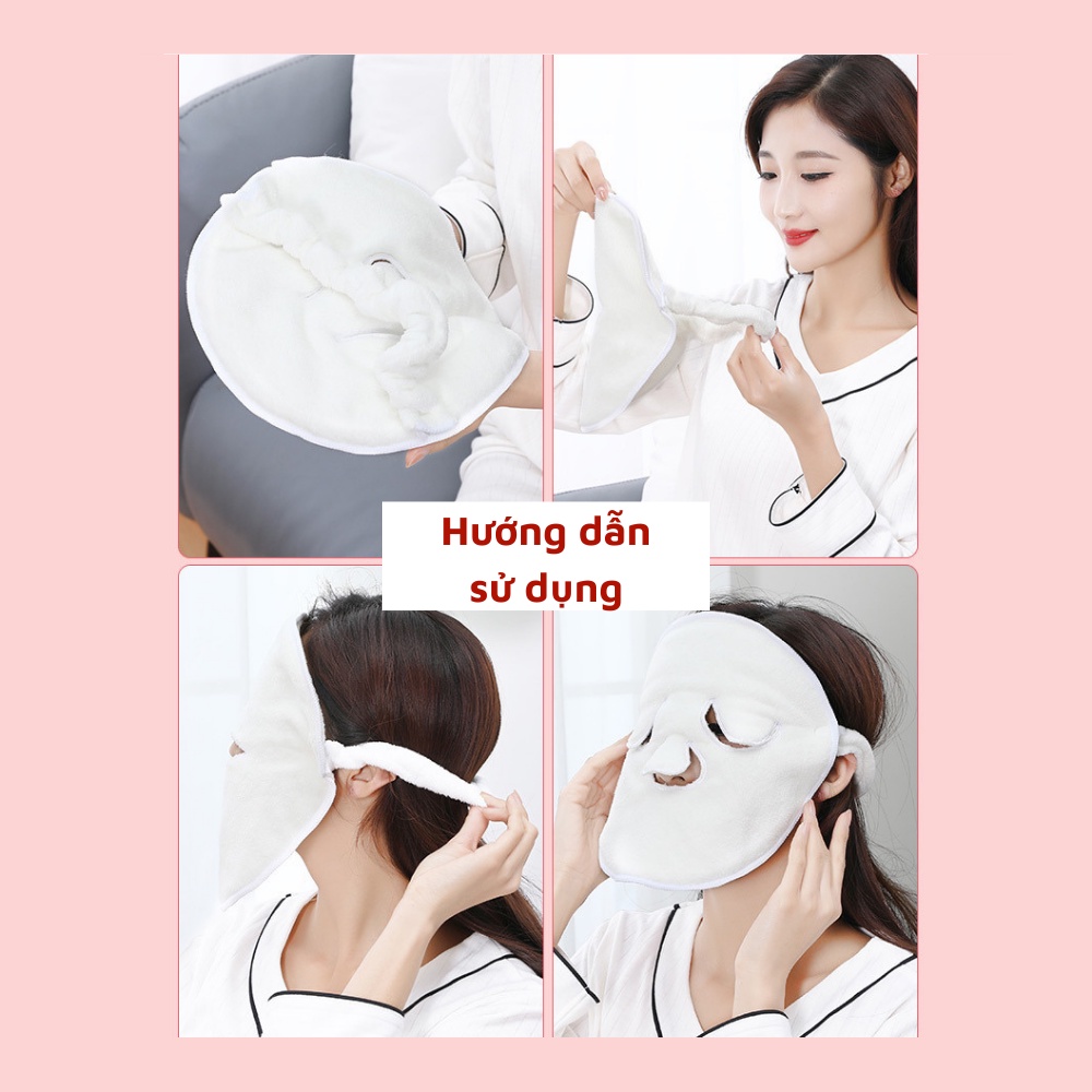 Mặt nạ nén nóng lạnh cấp ẩm cho da giúp ngăn ngừa lão hóa và giảm mụn dày dặn