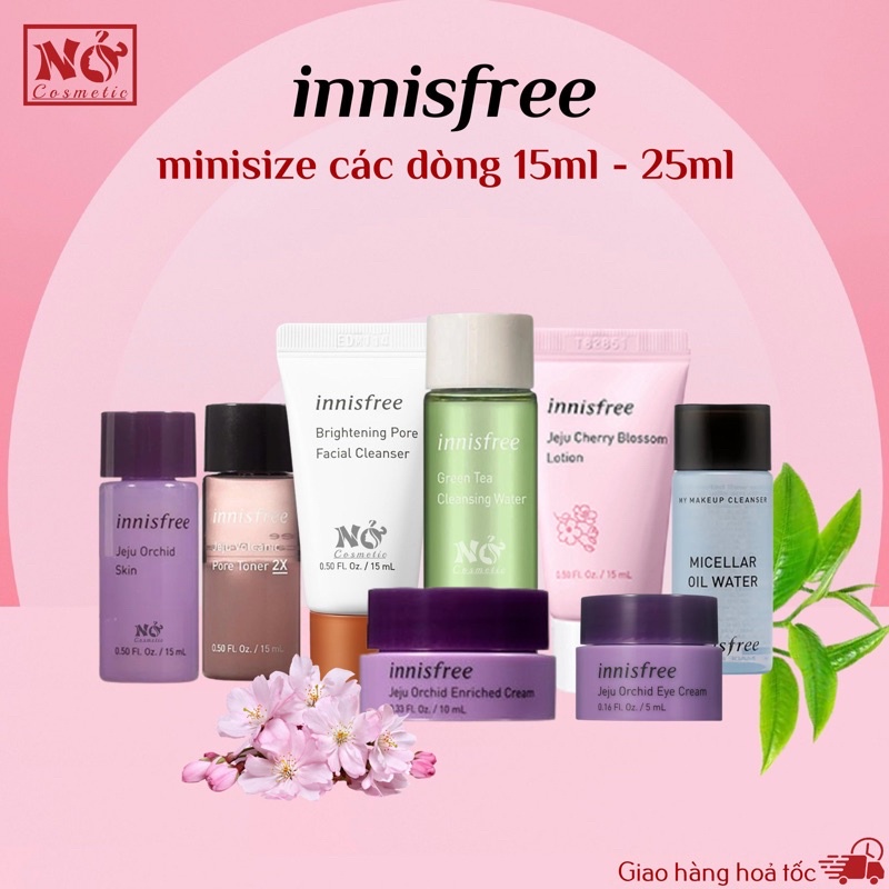 (Tách sét)Bộ dưỡng da Innisfree, Kem dưỡng trắng da, nâng tone Innisfree Jeju Cherry Blossom Tone Up Cream/ Tone Up