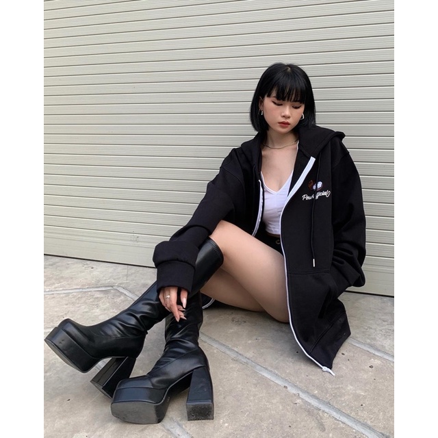 ÁO KHOÁC NỈ COCO ZIP HOODIE