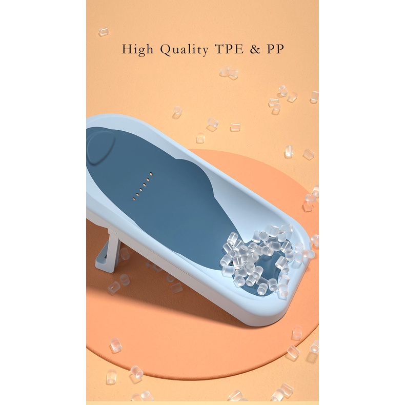 Bồn Tắm Đứng Chống Trượt Có Thể Gấp Gọn Cho Bé Sơ Sinh